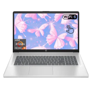 HP 17 Business Laptop,17.3" HD Touchscreen,AMD Ryzen 5 7430U,64GB DDR4 RAM,4TB SSD,AMD Radeon Graphics,Wi-Fi 6,Windows 11 Home