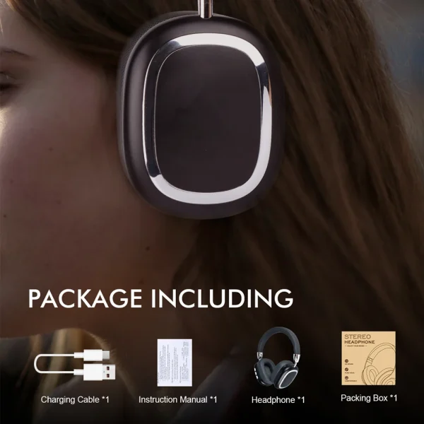 40 Hours Wireless Noise-cancelling Headphones - Personalized Space Audio USB-C Lossless Audio for iPhone Travel Sports Headset - Image 5