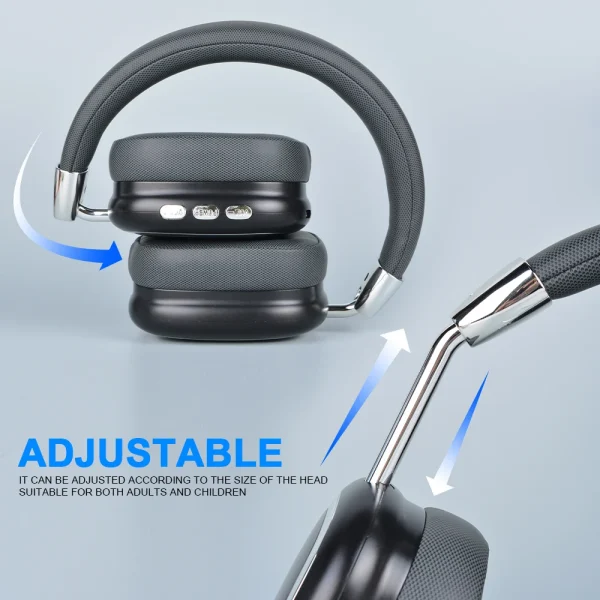 40 Hours Wireless Noise-cancelling Headphones - Personalized Space Audio USB-C Lossless Audio for iPhone Travel Sports Headset - Image 2