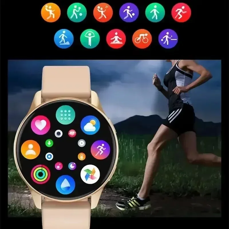 New Women Bluetooth Call Smart Watch HeartRate Blood Pressure Monitoring Smartwatches Waterproof Men Smartwatch For Samsung IOS - Image 2
