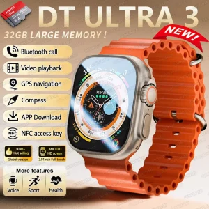 New T900 Watch Ultra Smart Watch 49mm 2024 NFC Men Women GPS Track Bluetooth Call BT Music Games Wireless Charging Smart watch