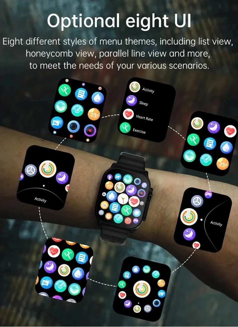 New T900 Watch Ultra Smart Watch 49mm 2024 NFC Men Women GPS Track Bluetooth Call BT Music Games Wireless Charging Smart watch - Image 6