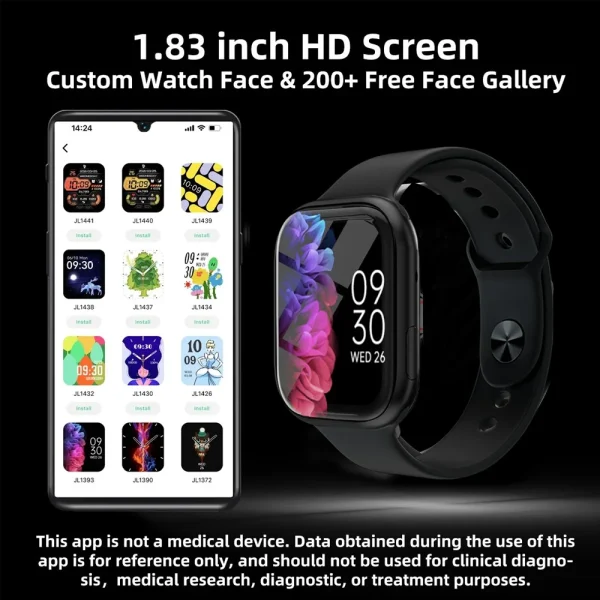 2025 Smart Watch New Original for Men Series 9 Phone Call Custom Watch Face Sport Waterproof Women Man Wearable - Image 3