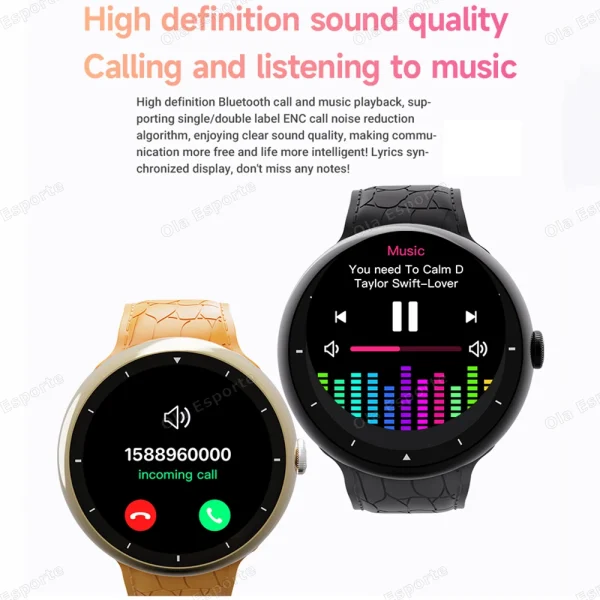 7 in 1 Strap Smart Watch Sports Watch Men Women AMOLED Screen GPS Bluetooth Calls Waterproof SmartWatch for Android IOS 2025 New - Image 3