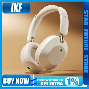 IKF Solo Pro Wireless Headphone Bluetooth 6.0 Smart Stereo ANC Sport Portable Headsets Noise Reduction Custom Light Weight Gift