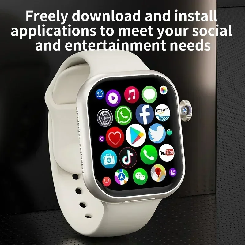 Modern VP29 Smartwatch 4G Full Network Android 2.29 Inch Rotating Camera SIM Card GPS WIFI NFC Health Google Play System - Image 2