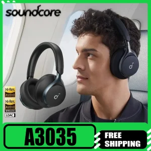 Original Soundcore S1 A3035 Global Space One Active Noise Cancelling Headphone Wireless Bluetooth Headphones Wireless Headset