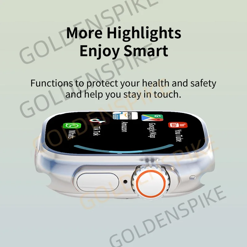 GOLDENSPIKE S10 Ultra MAX 4G Smartwatch Android Smart Watch With 448*528 180° Rotary Camera GPS WIFI Video Call NFC App Download - Image 6