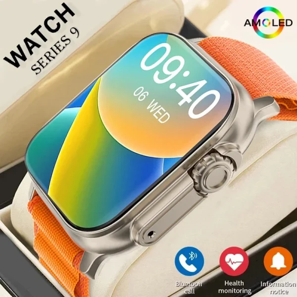 New T900 Watch Ultra Smart Watch 49mm 2024 NFC Men Women GPS Track Bluetooth Call BT Music Games Wireless Charging Smart watch - Image 2