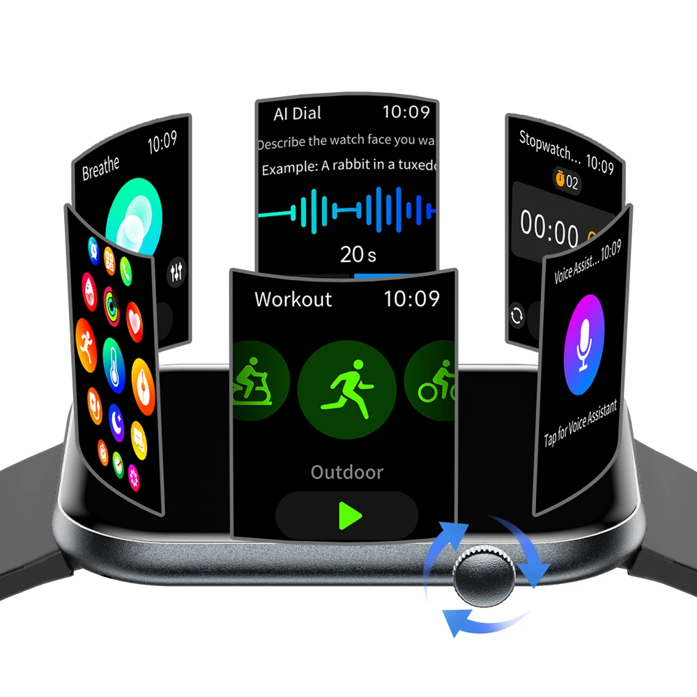 VALDUS 2025 New VS59 Pro Smartwatch Men Women Voice Assistant Bluetooth Call Heart Rate Ultra-thin metal AMOLED Smart Watch - Image 2
