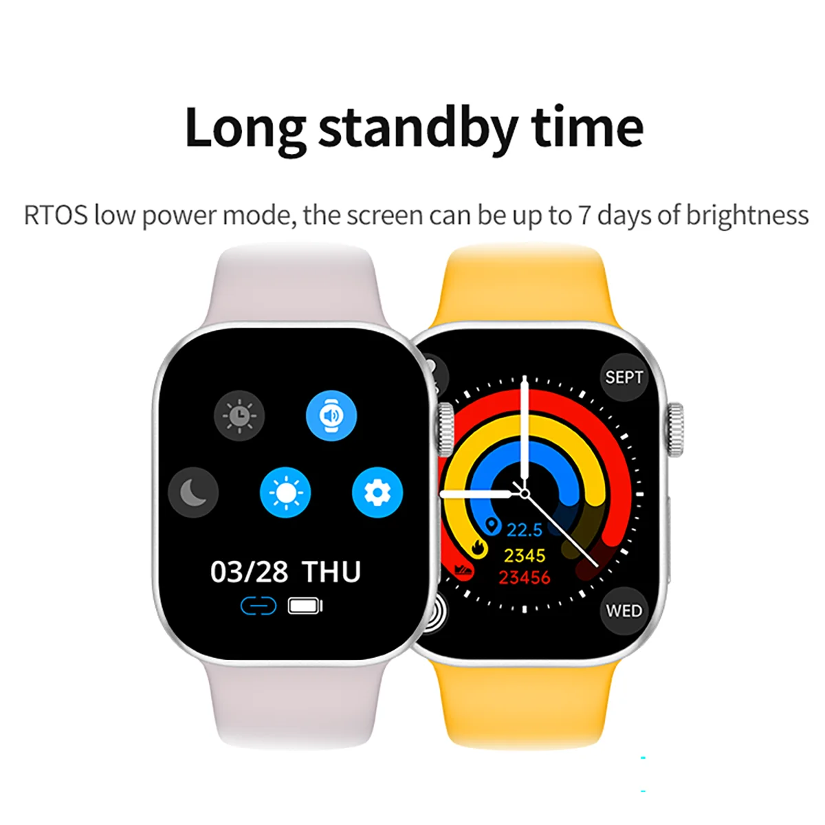 Pinteek SmartWatch for Men Women,2.1" TFT Screen, BT Make Calls,107Sport Modes,Heart Rate Sleep Monitor,IP68 Waterproof,AI Voice - Image 6