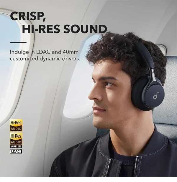 Original Soundcore S1 A3035 Global Space One Active Noise Cancelling Headphone Wireless Bluetooth Headphones Wireless Headset - Image 4